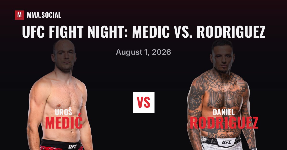 Past UFC Events 2026 - Results & Fight Cards | MMA.SOCIAL