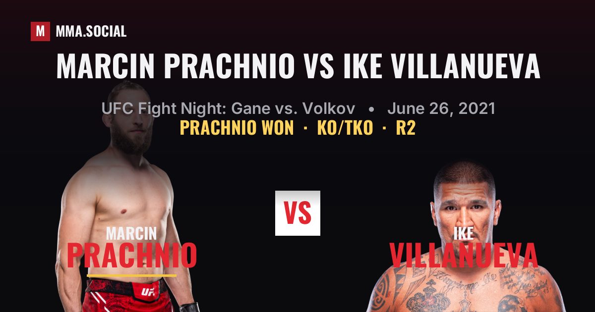 Marcin Prachnio vs Ike Villanueva - UFC Fight Night | MMA.SOCIAL