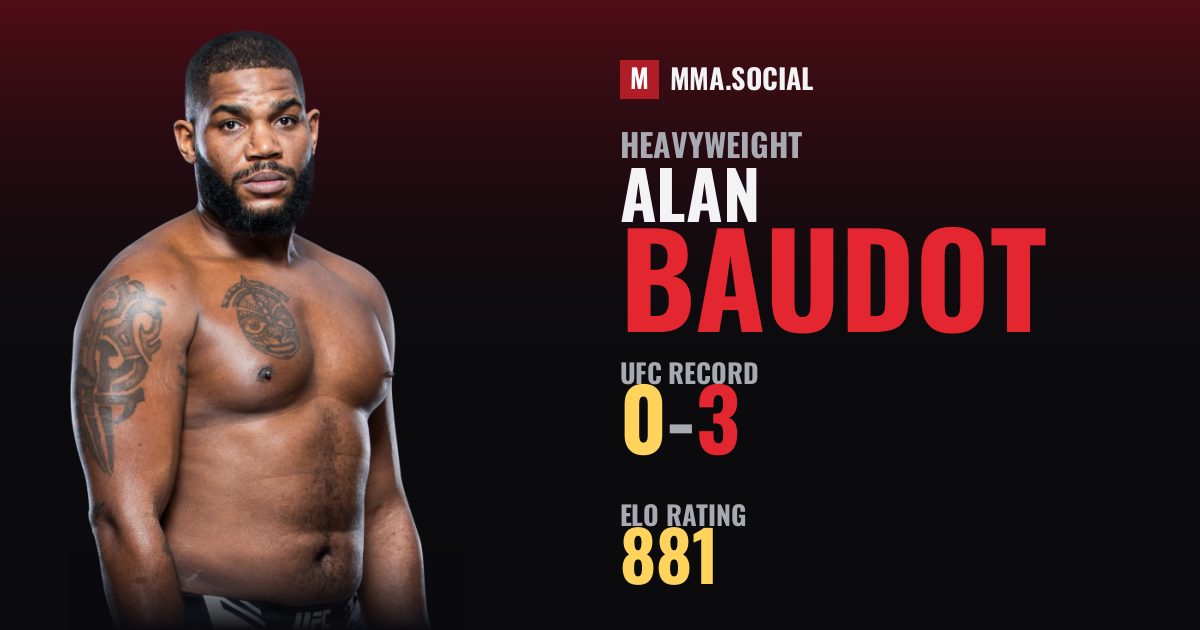 Alan Baudot — UFC fighter profile, record 0-3