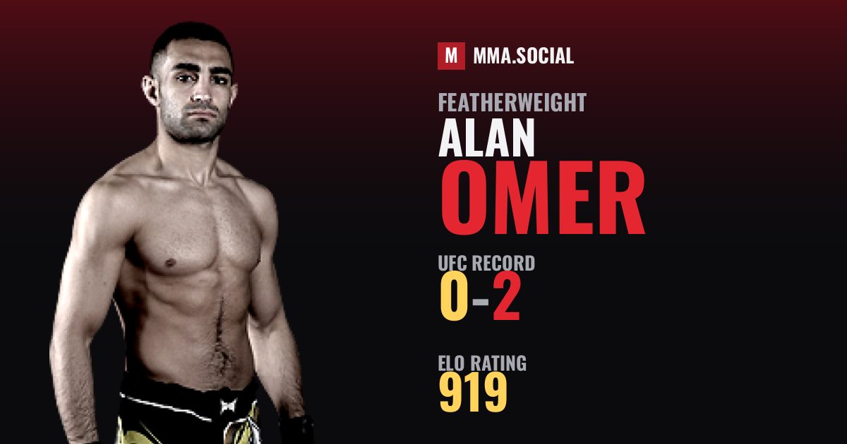 Alan Omer — UFC fighter profile, record 0-2