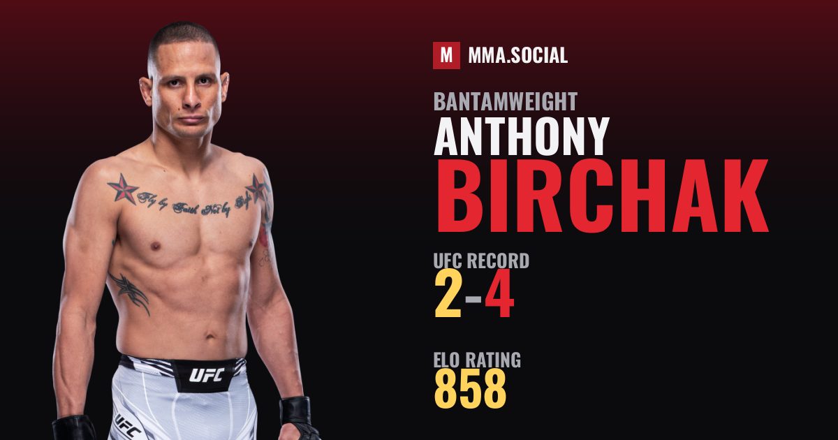 Anthony Birchak — UFC fighter profile, record 2-4