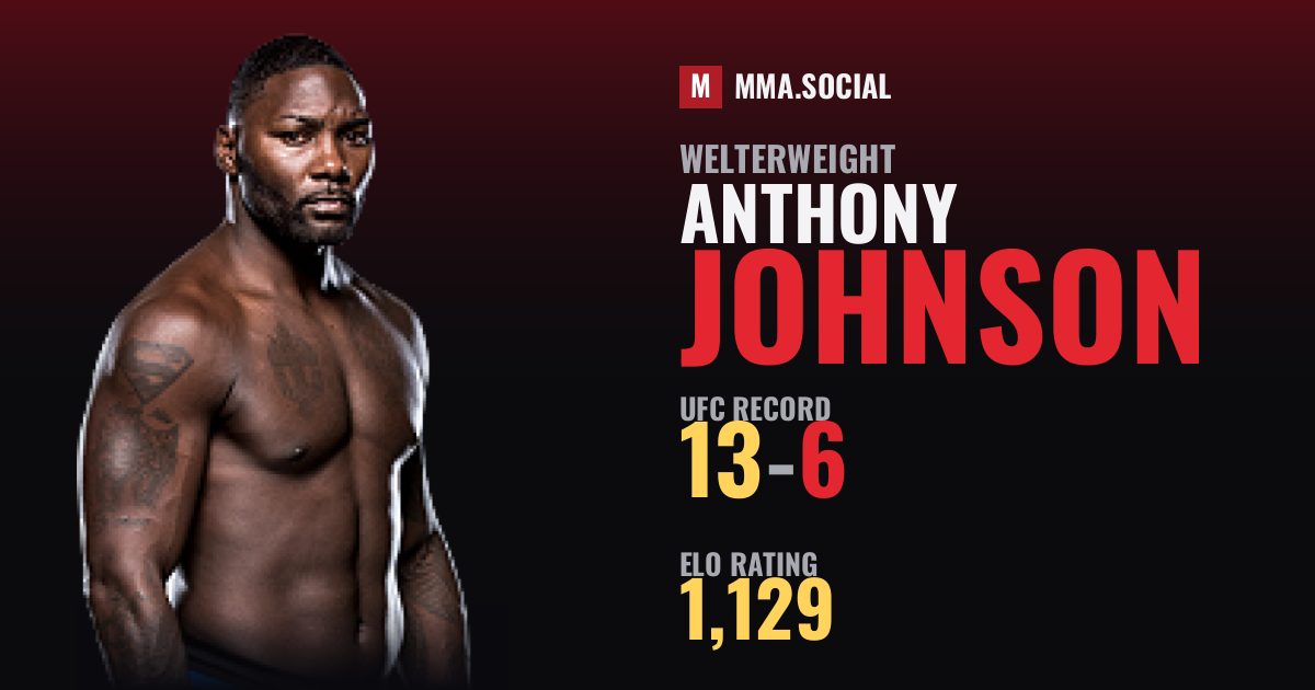 Anthony Johnson — UFC fighter profile, record 13-6