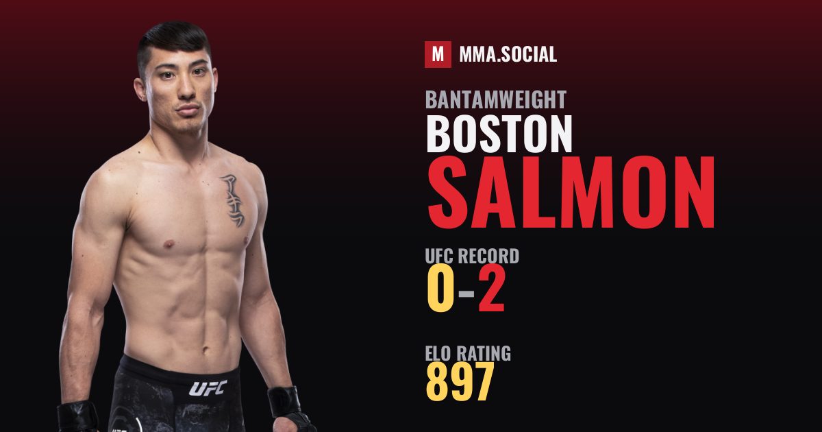 Boston Salmon — UFC fighter profile, record 0-2