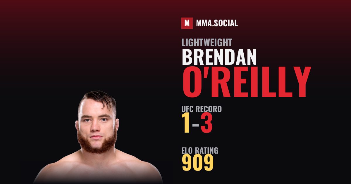 Brendan O'Reilly — UFC fighter profile, record 1-3