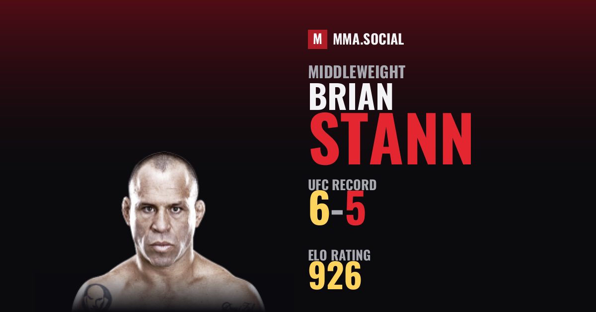 Brian Stann — UFC fighter profile, record 6-5