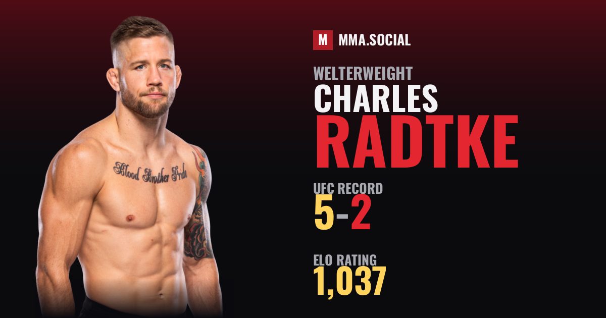Charles Radtke — UFC fighter profile, record 5-2