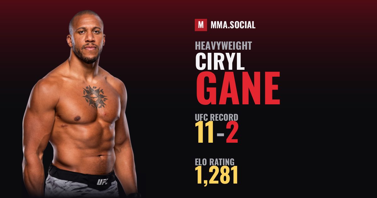 Ciryl Gane — UFC fighter profile, record 11-2
