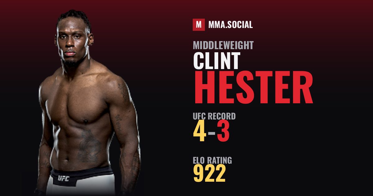 Clint Hester — UFC fighter profile, record 4-3