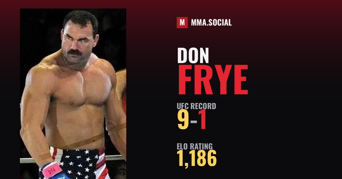 Don Frye — UFC fighter profile, record 9-1