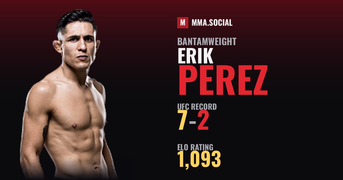 Erik Perez — UFC fighter profile, record 7-2