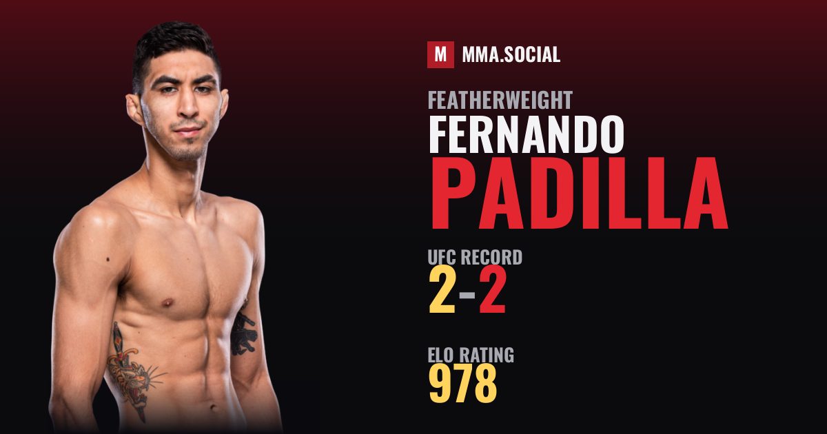 Fernando Padilla — UFC fighter profile, record 2-2