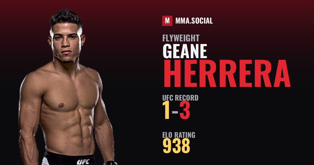 Geane Herrera — UFC fighter profile, record 1-3