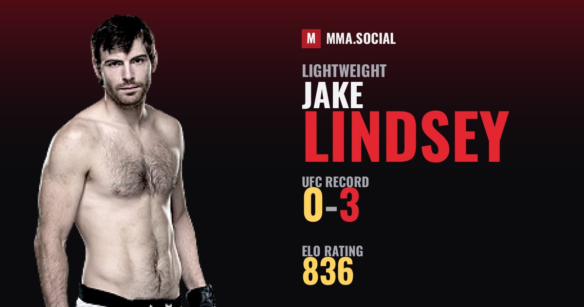 Jake Lindsey — UFC fighter profile, record 0-3