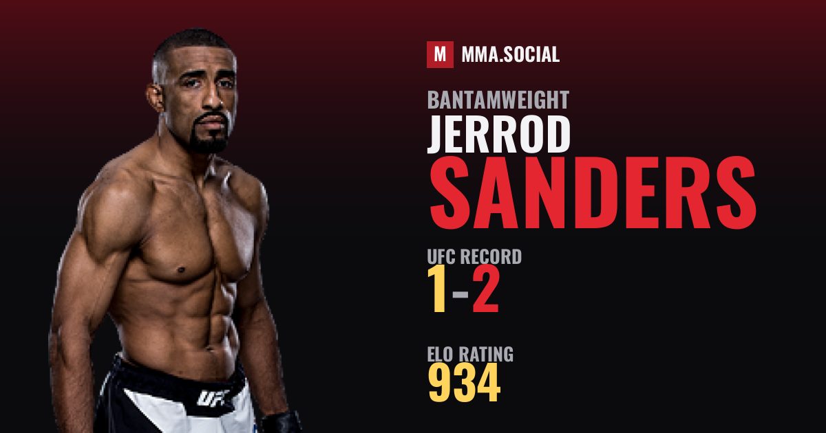 Jerrod Sanders — UFC fighter profile, record 1-2