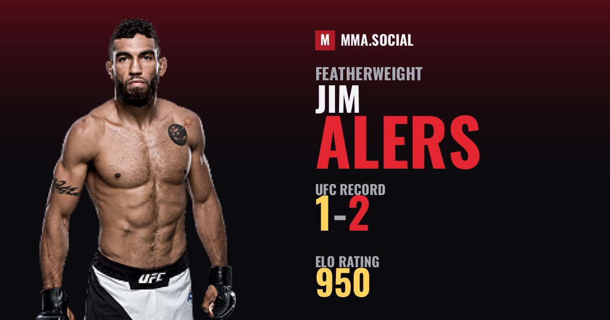 Jim Alers — UFC fighter profile, record 1-2