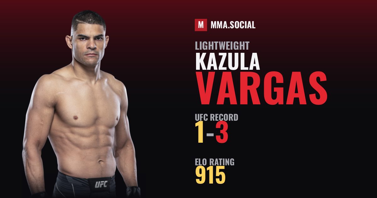 Kazula Vargas — UFC fighter profile, record 1-3