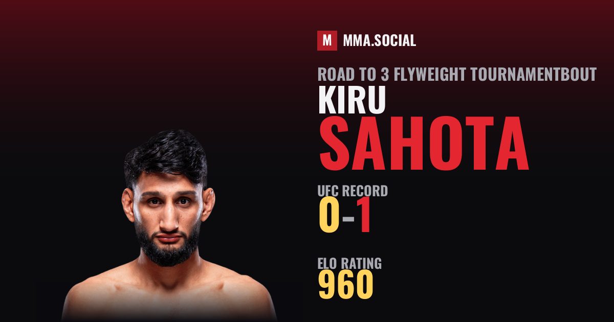 Kiru Sahota — UFC fighter profile, record 0-1