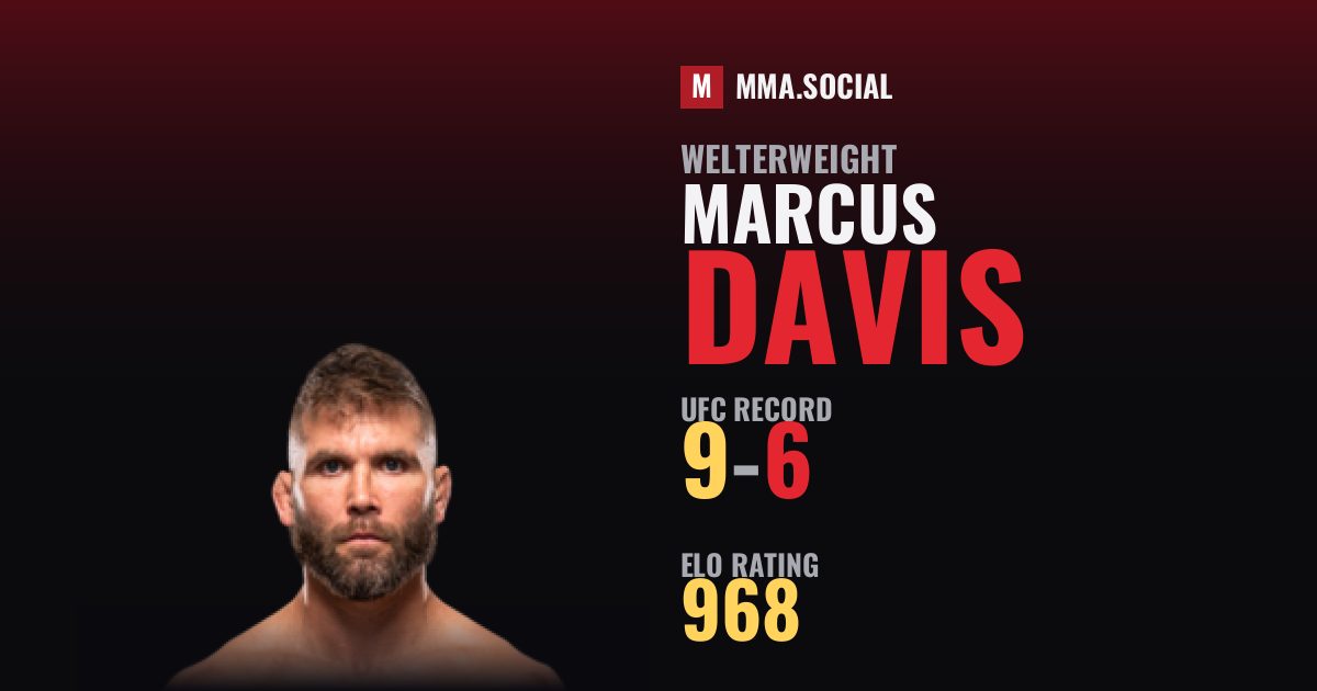 Marcus Davis — UFC fighter profile, record 9-6