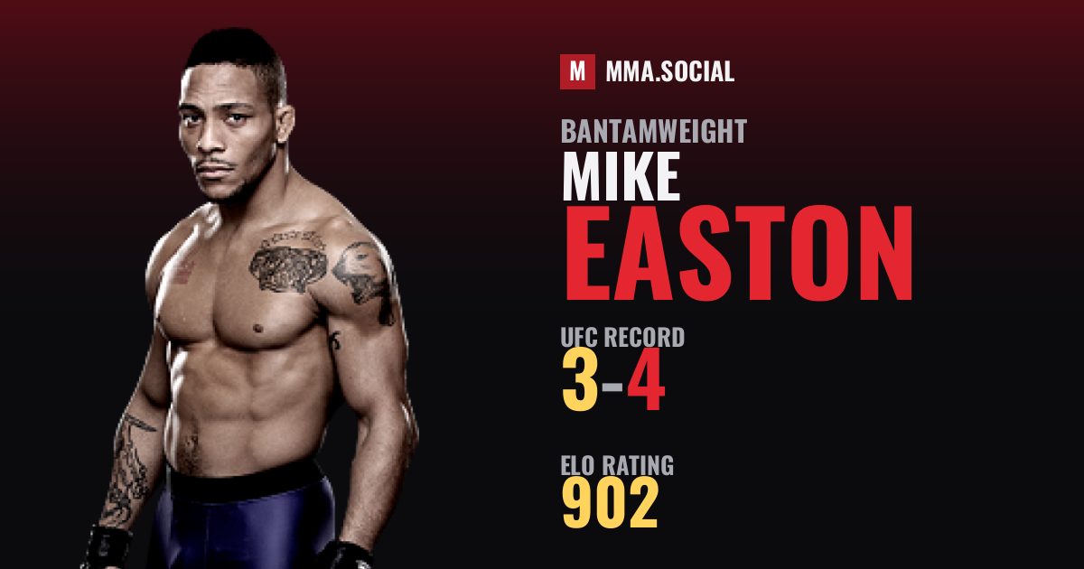 Mike Easton — UFC fighter profile, record 3-4