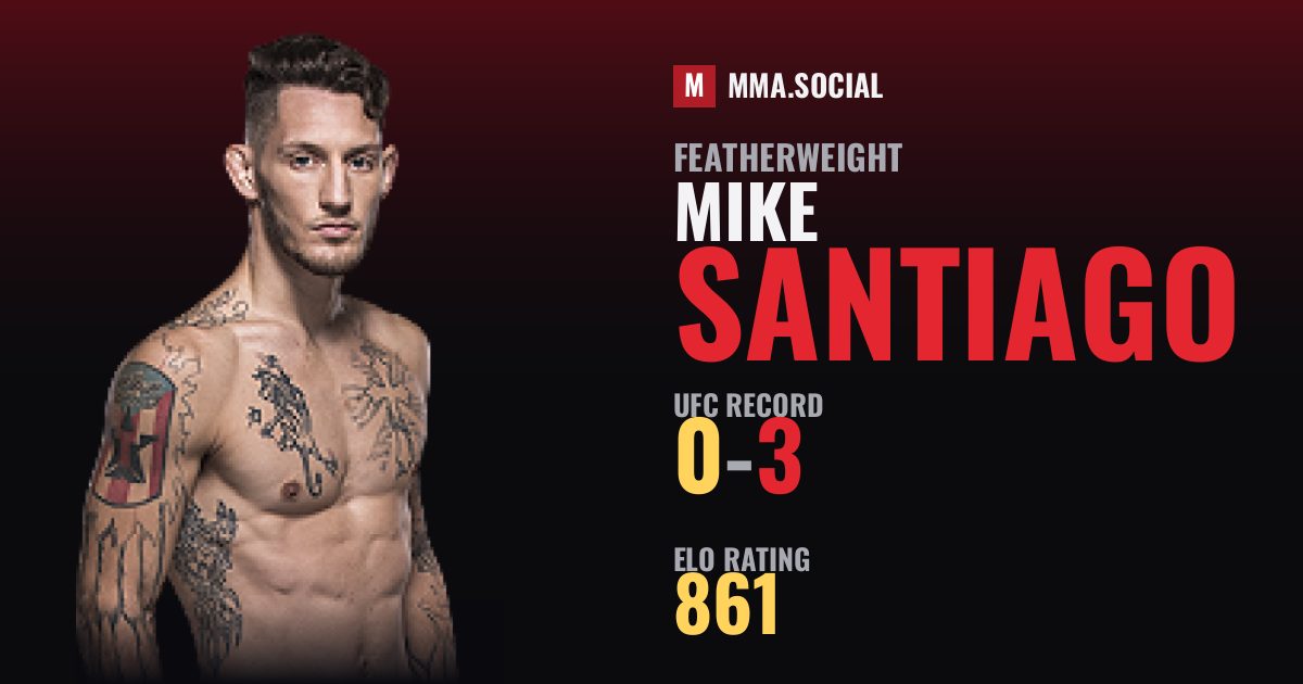 Mike Santiago — UFC fighter profile, record 0-3