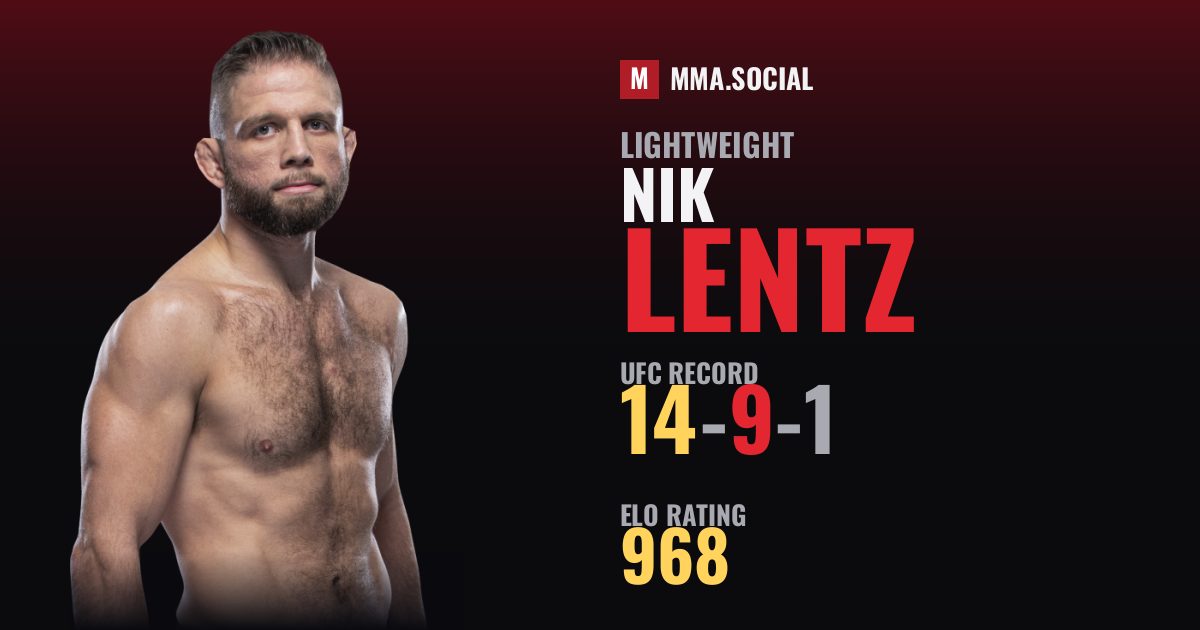 Nik Lentz — UFC fighter profile, record 14-9-1