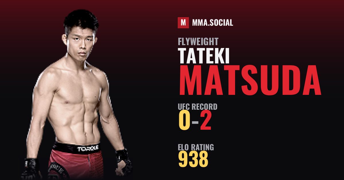 Tateki Matsuda — UFC fighter profile, record 0-2