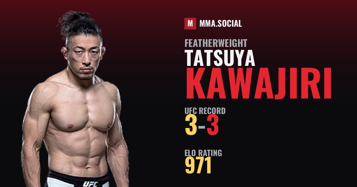 Tatsuya Kawajiri — UFC fighter profile, record 3-3