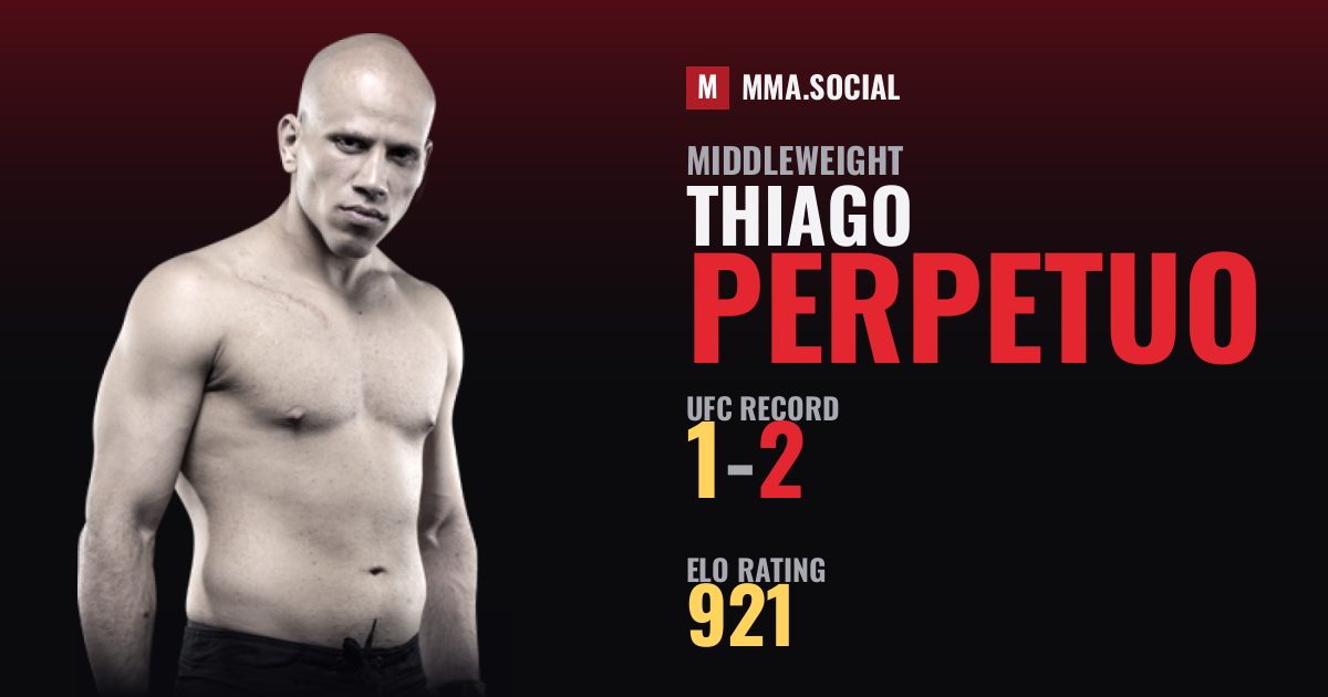 Thiago Perpetuo — UFC fighter profile, record 1-2