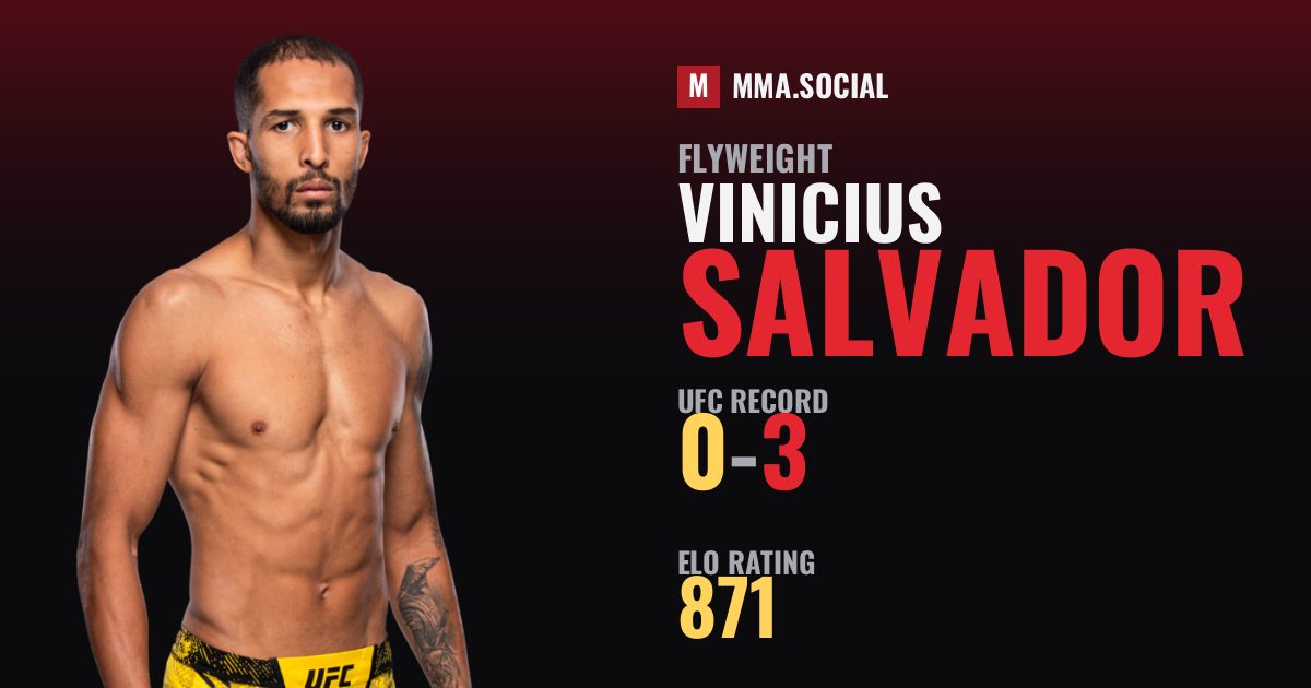 Vinicius Salvador — UFC fighter profile, record 0-3