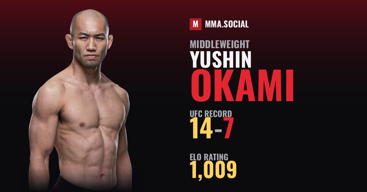Yushin Okami — UFC fighter profile, record 14-7