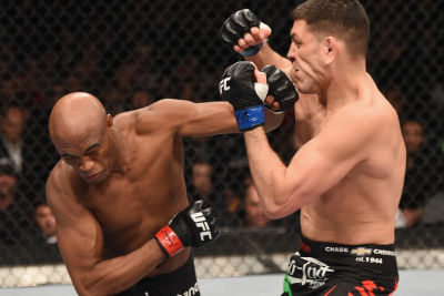 UFC 183: Silva vs Diaz poster