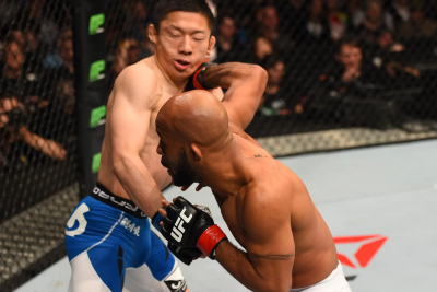UFC 186: Johnson vs Horiguchi poster