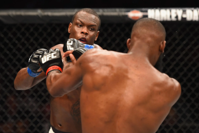 UFC 197: Jones vs Saint Preux poster