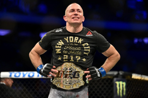 UFC 217: Bisping vs. St-Pierre poster