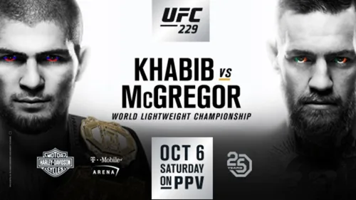 UFC 229: Khabib vs. McGregor poster