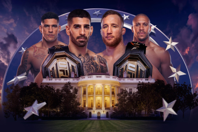 UFC Freedom 250: Topuria vs. Gaethje poster