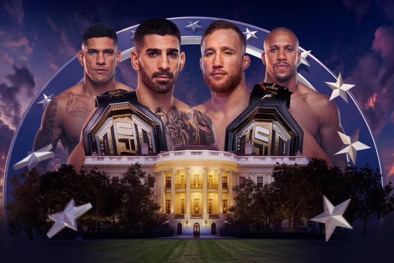 UFC Freedom 250: Topuria vs. Gaethje poster