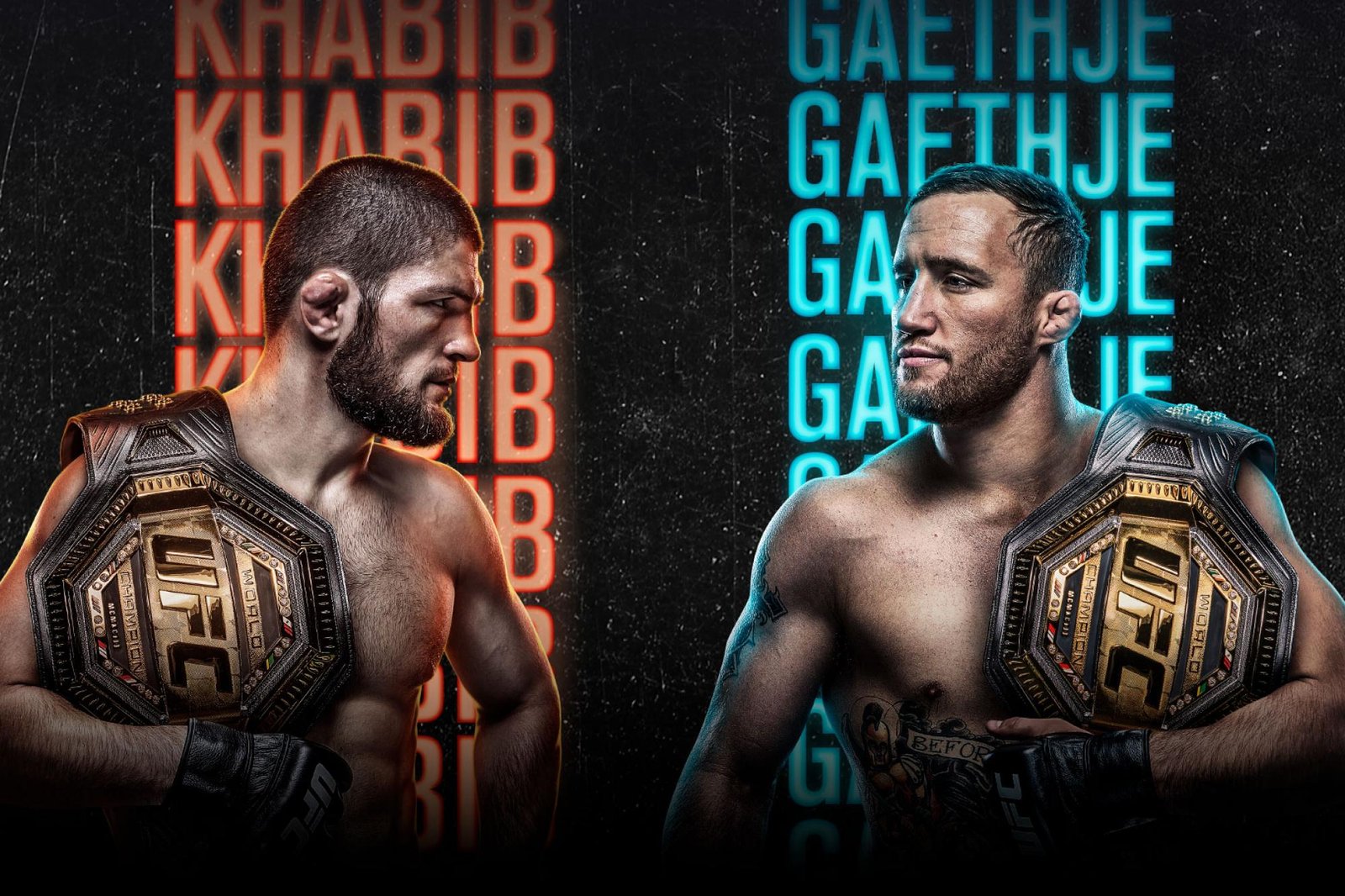 UFC 254: Khabib vs. Gaethje poster